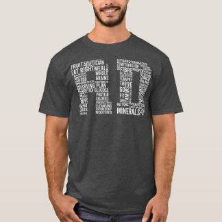 RDワード登録栄養士ダイエット食品 Tシャツ