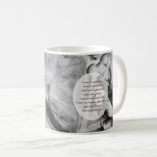 RD患者のボイス·ポエム コーヒーマグカップ (正面右)