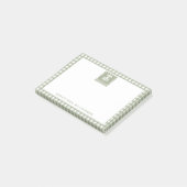 RD登パーソナライズされた録栄養士の格子模様 ポストイット (アングル)