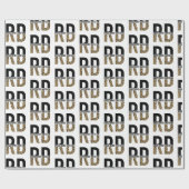 RD登録Diettitian CheetahプリントRDギフト ラッピングペーパー (フラット)