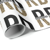 RD登録Diettitian CheetahプリントRDギフト ラッピングペーパー (ロールコーナー)