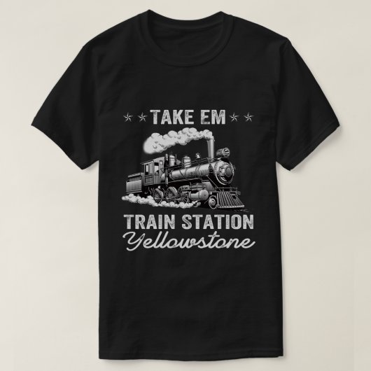 RD西部の国イエローストーンは私をトラに連れて行く Tシャツ (デザイン正面)