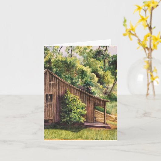 Rd.200納屋 カード (黄色い花)