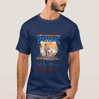 RD I Need A Timeout Send Me Fishing Funny Fisherme Tシャツ