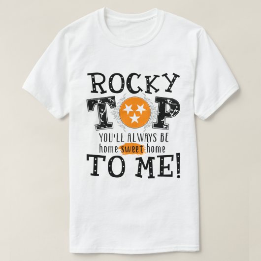 RD Rocky Topあなたはいつも自宅の甘い家 Tシャツ (デザイン正面)