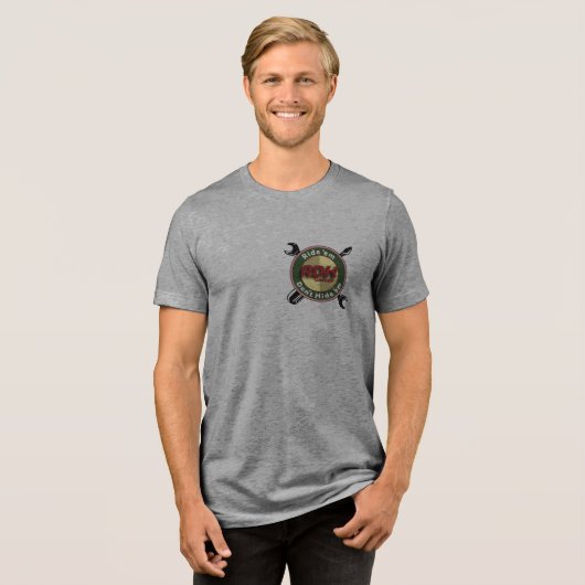 RDHガレージリトルロゴ トライブレンドTシャツ (正面全面)