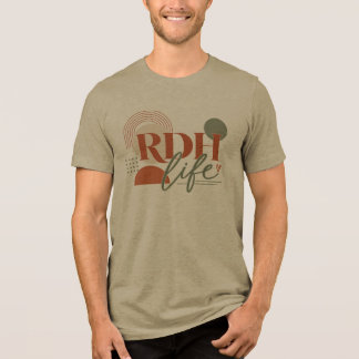 RDHライフのモダンTシャツギフト デンタルケア用品プロフェッショナル向けデザイン トライブレンドTシャツ