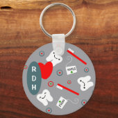 RDH歯科/歯 キーホルダー (正面)