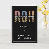 RDH登カスタム録歯科衛生士ギフト カード (黄色い花)