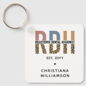 RDH登カスタム録歯科衛生士ギフト キーホルダー (正面)