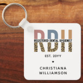 RDH登カスタム録歯科衛生士ギフト キーホルダー (正面)