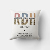 RDH登カスタム録歯科衛生士ギフト クッション (裏面)