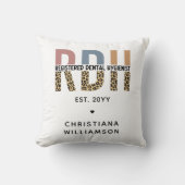 RDH登カスタム録歯科衛生士ギフト クッション (正面)