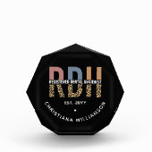 RDH登カスタム録歯科衛生士ギフト フォトブロック (正面)