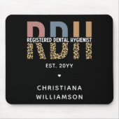 RDH登カスタム録歯科衛生士ギフト マウスパッド (正面)