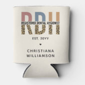 RDH登カスタム録歯科衛生士ギフト 缶クーラー (正面)