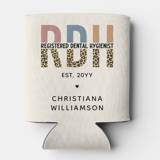 RDH登カスタム録歯科衛生士ギフト 缶クーラー (裏面)