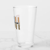 RDH登録歯科衛生士レオパードタイポグラフィ タンブラーグラス (左)