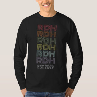 RDH登録歯科衛生士EST.2023グラード Tシャツ