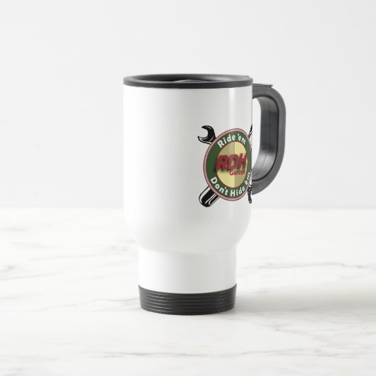 RDH Garageロゴ トラベルマグ (正面右)