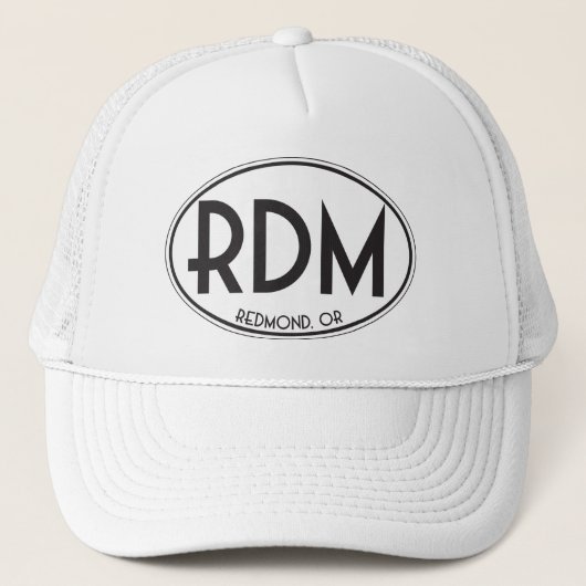 RDM Redmond、かトラック運転手の帽子 キャップ (正面)