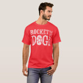 RDRのロゴ(ヴィンテージの白) Tシャツ (正面フル)