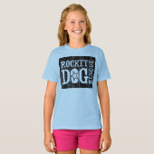 RDRのロゴ(ヴィンテージの黒) Tシャツ (正面フル)