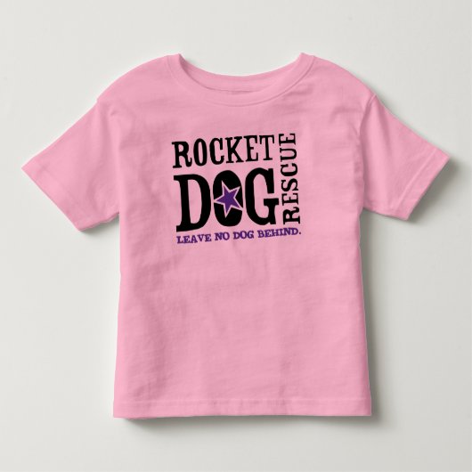 RDRのロゴ(傾く) トドラーTシャツ (正面)