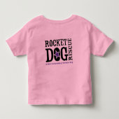 RDRのロゴ(傾く) トドラーTシャツ (裏面)