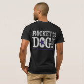 RDRのロゴ(紫色か白いヴィンテージ) Tシャツ (裏面フル)