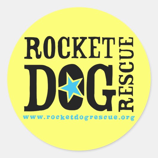 RDRロゴ(blk/blue) ラウンドシール (正面)