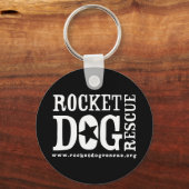 RDRロゴ(wht/空白のstar) キーホルダー (正面)