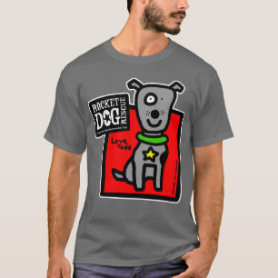 RDR -タッドのサケの幼魚(灰色犬) Tシャツ