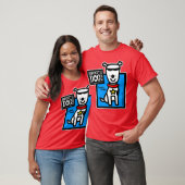 RDR -タッドのサケの幼魚(白い犬) Tシャツ (ユニセックス)