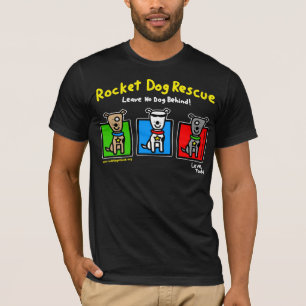 RDR -タッドのサケの幼魚(3匹の犬-前部だけ) Tシャツ