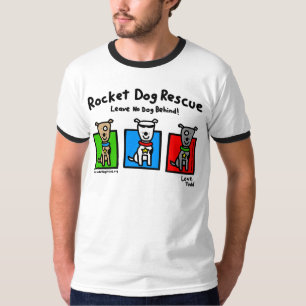 RDR -タッドのサケの幼魚(3匹の犬-前部だけ) Tシャツ