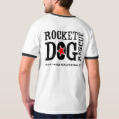 RDR -タッドのサケの幼魚(3匹の犬) Tシャツ (裏面)