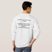 RDS/CRPSそれはちょうど私を燃やします Tシャツ (裏面フル)