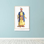 Reの素晴らし元馬のAurengzeb, Khan キャンバスプリント (インサイチュ (ウッドフロア))