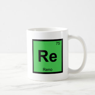 Re – レノネバダ化学周期表都市 コーヒーマグカップ