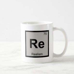 Re - 写実主義 哲学 化学 周期表 コーヒーマグカップ