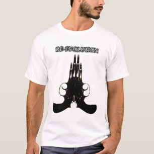 RE-EVOLUTIONの大きい銃 Tシャツ