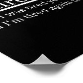 Re-tired Definition Funny Retirement Sleepy Men Wo ポスター (角)