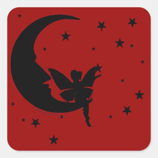Reach for the Starsステッカー スクエアシール (正面)