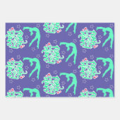 Reach for the Stars体操タンブルラッピング ラッピングペーパーシート (正面)