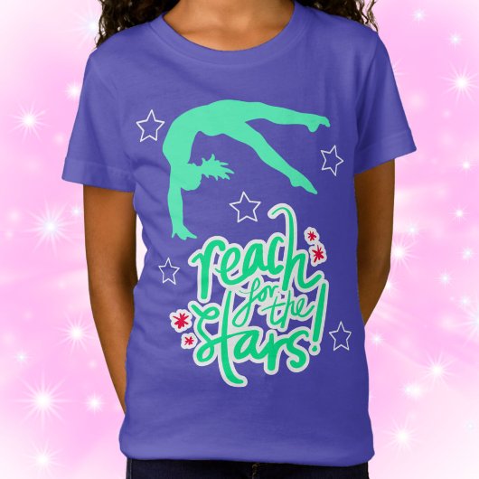 Reach for the Stars体操Tumbling Tシャツ