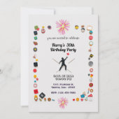 Reach for the Stars やる気を起こさせる誕生日 招待状 (正面)