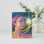 Reach for the Stars - 感動的 Postages ポストカード (スタンド正面)