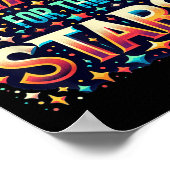 Reach For The Stars Motivational  ポスター (角)