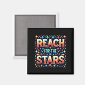 Reach For The Stars Motivational  マグネット (正面/裏面)
